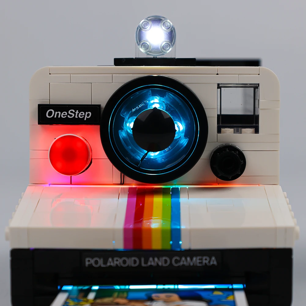 EASYLITE Led Light Kit per idee Polaroid onepstep SX-70 Camera 21345 Building Blocks mattoni giocattoli fai da te Set regalo No Model