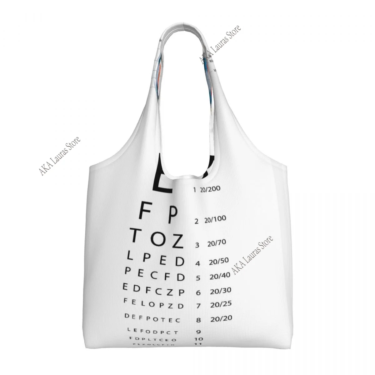 

Сумки для покупок, женские портативные сумки-тоут с забавным принтом, сумка для экзаменации глаз, большая вместительная сумка для покупок для продуктов