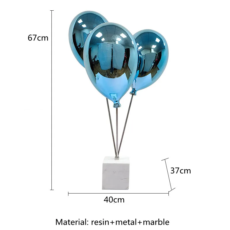 Imagem -06 - Desenhos Animados Escultura Modelo de Balão Decoração do Chão da Sala Decoração do Quarto Grandes Ornamentos Artísticos Luxo Leve