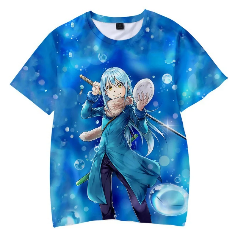 SONSPEE Anime That Time I Got Reincarnated As A Slime T-Shirts Short Sleeve Summer Casual Top 3d Print Cosplay Unisex Tee Shirts