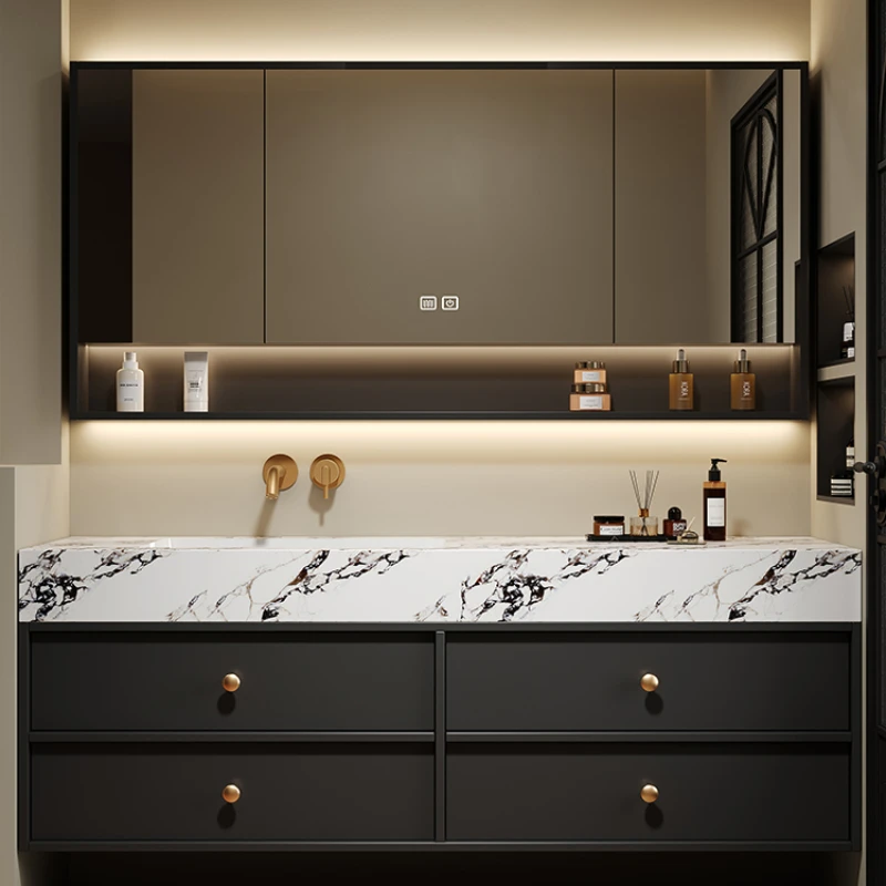 Storage Cabinet Floor Bathroom Filing Cabinets Wc Furniture Closet Towel Space Saving Vanity Mirror Column Mdf Sink Base