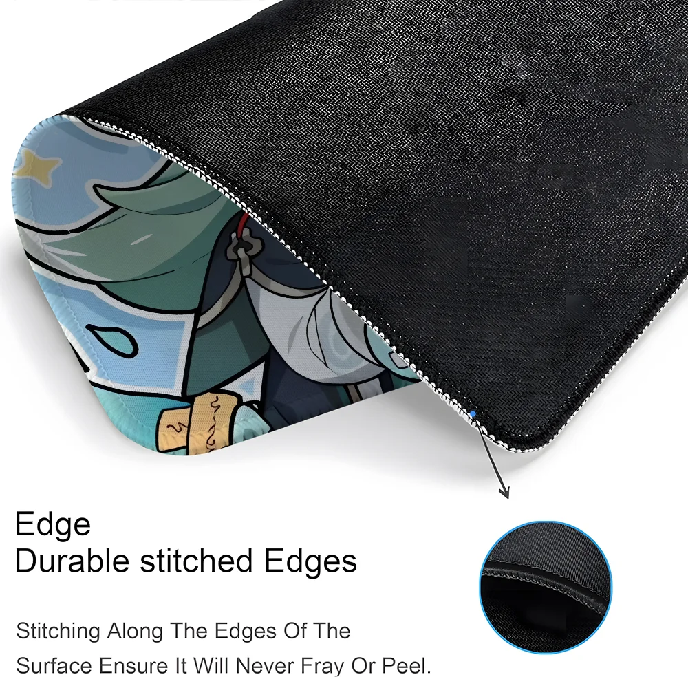 لعبة هونكاي ستار السكك الحديدية ماوس الوسادة الألعاب Esports ماوس الكمبيوتر المحمول قفل حافة مكتب حصيرة المطاط الصغيرة المضادة للانزلاق الوسادة #4