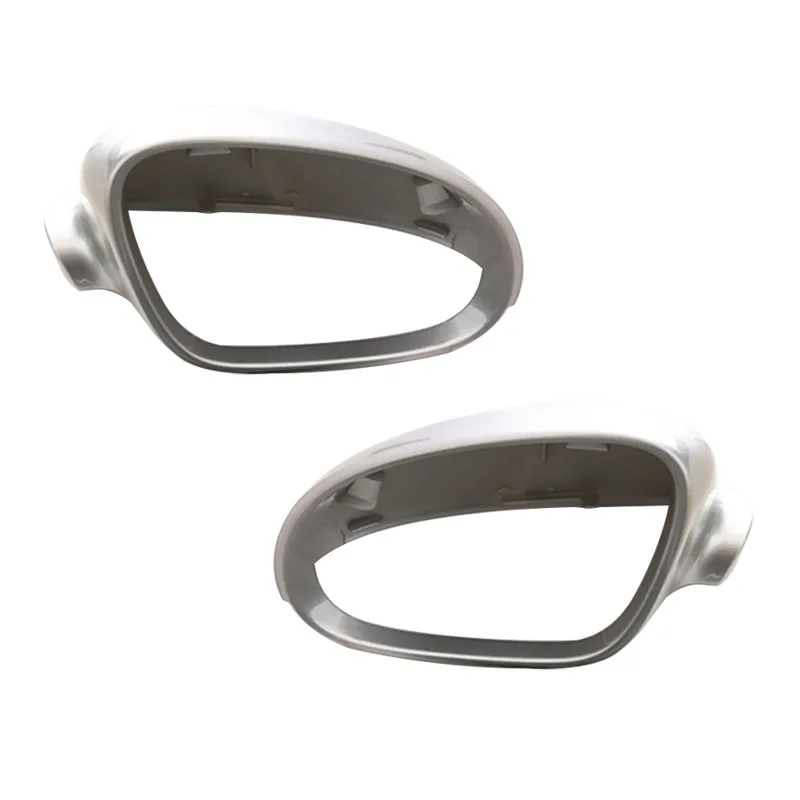 For VW Jetta MK5 Golf 5 MK5 Passat B6 2006-2011 Car Side Mirror Cover Shell Replacement Black Left+Right Set