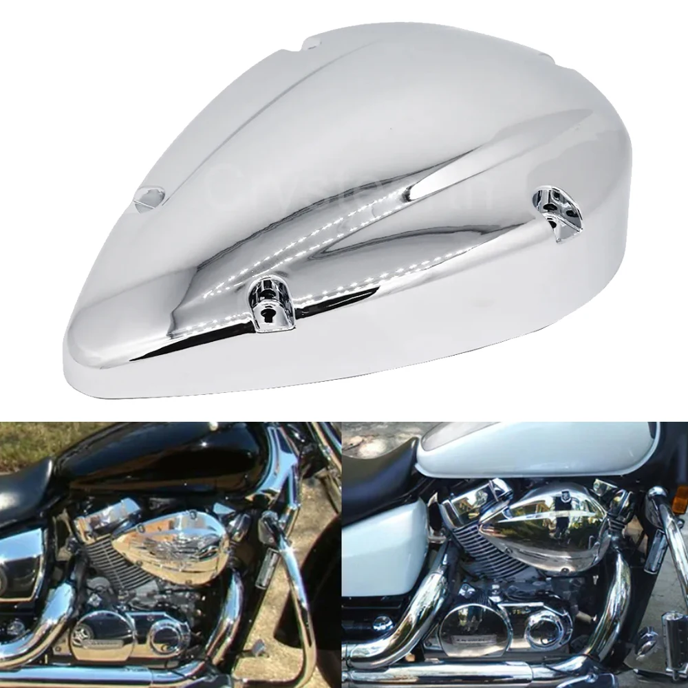 

Chrome Air Cleaner Filter Cover Cap For Honda Shadow Spirit Aero 750 VT750C VT750C2 2004-2012, Shadow Phantom VT750C2B 2010-2017