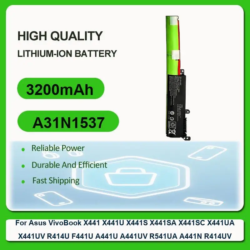 Battery For ASUS X554L X555L X555LB X555LN X555 X555LD X555LP F555A F555U W519L F555UA VM Eee PC 1025 1025C 1025CE 1225 1225B