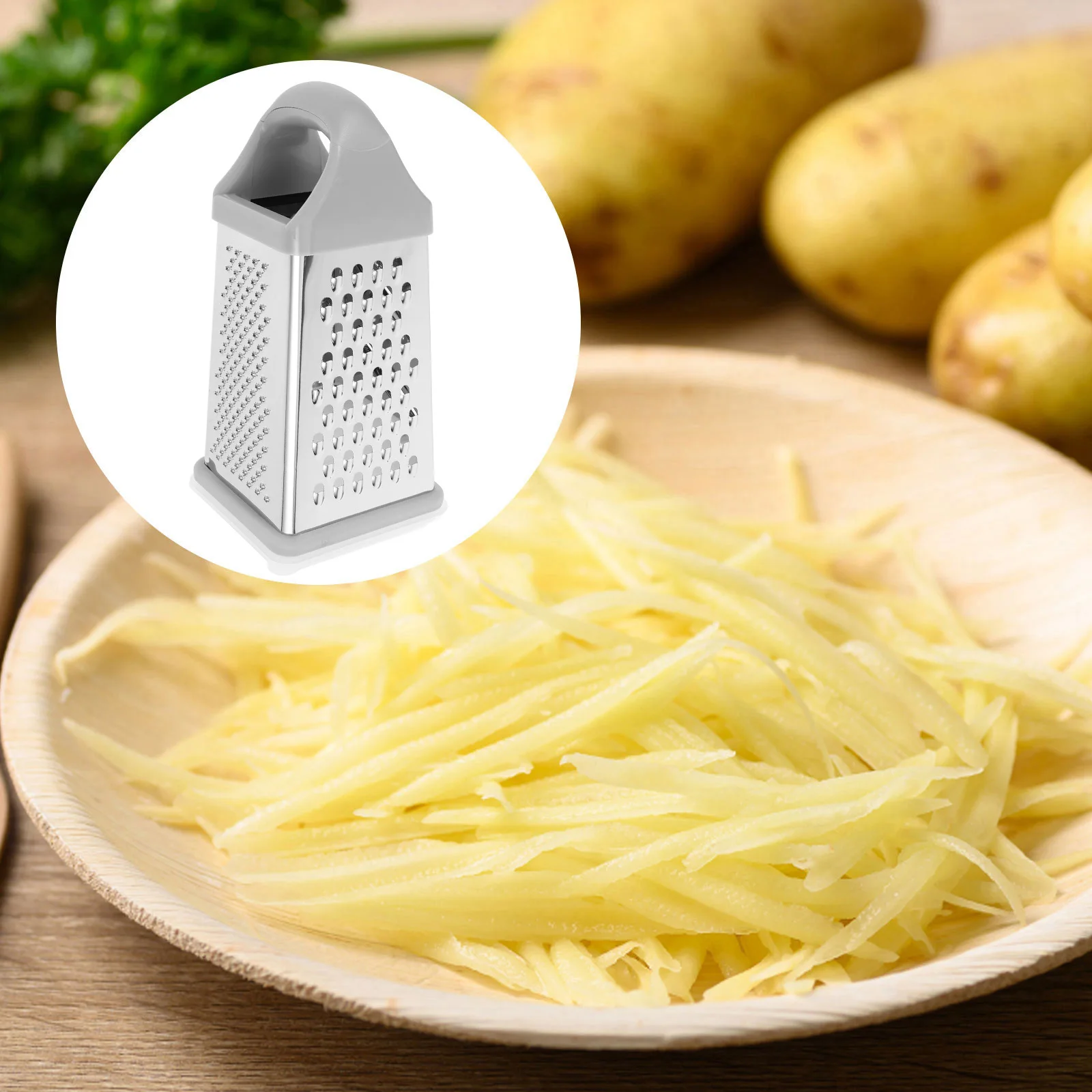 

Stainless Steel Grater Vegetable Slicer Multi-use Kitchen Tool Cheese Fruits Grater Slicer Kitchen Supplies Stainless Steel
