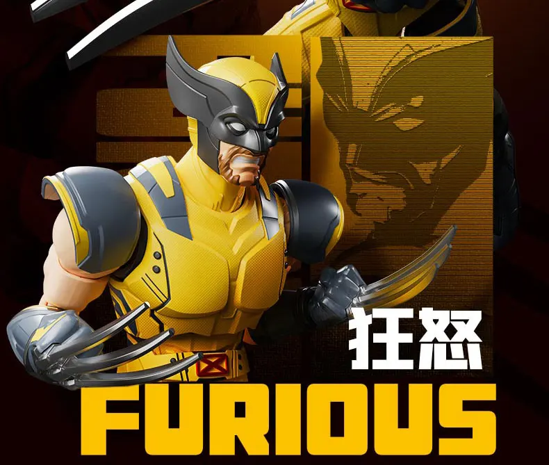 Blokees Deadpool 3 Wolverine Action Figures Spider-Man Movie Version Deadpool & Friend Series Collections Figures Adult Gift