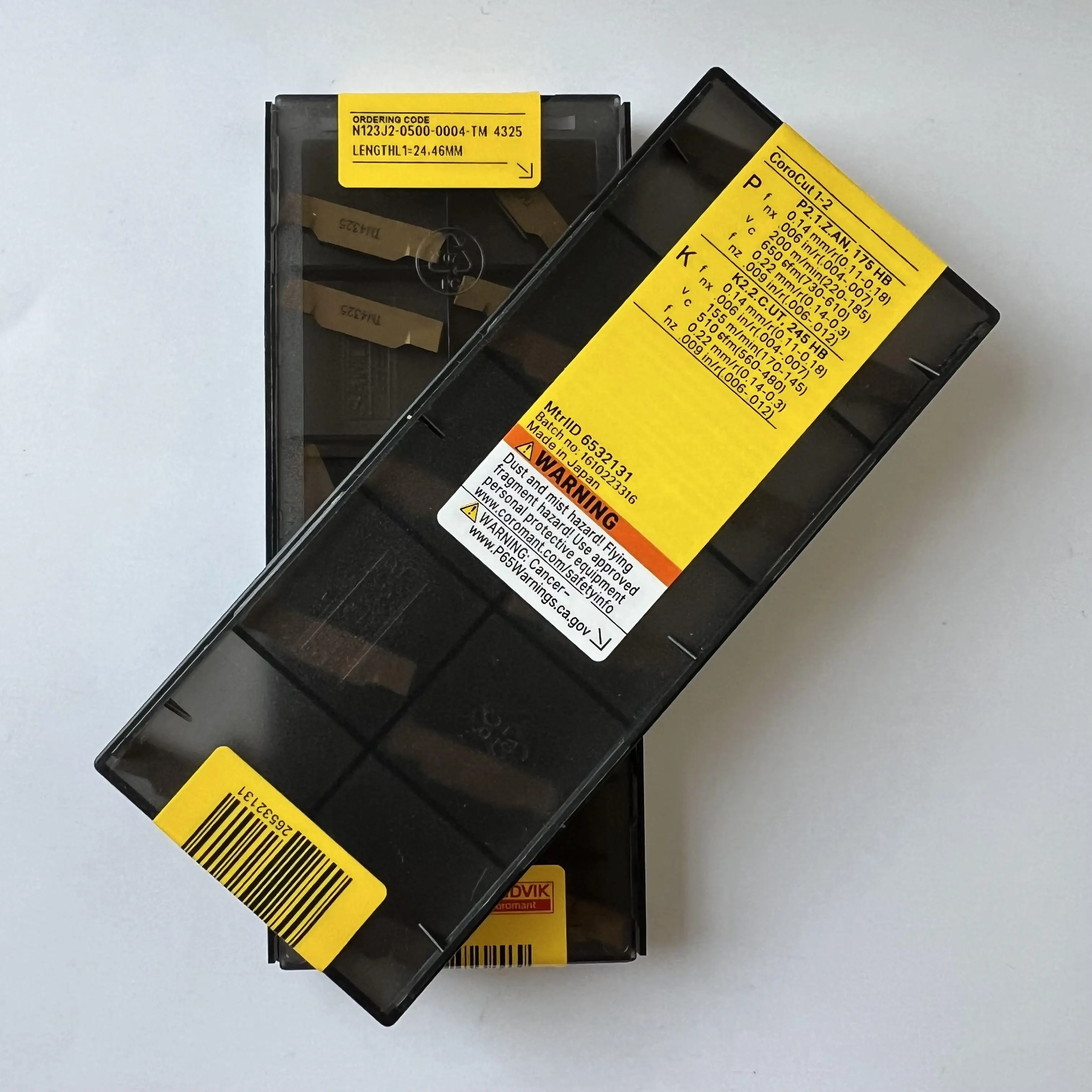 N123J2-0500-0004-TM 4325 /Original carbide blade 10 Pcs