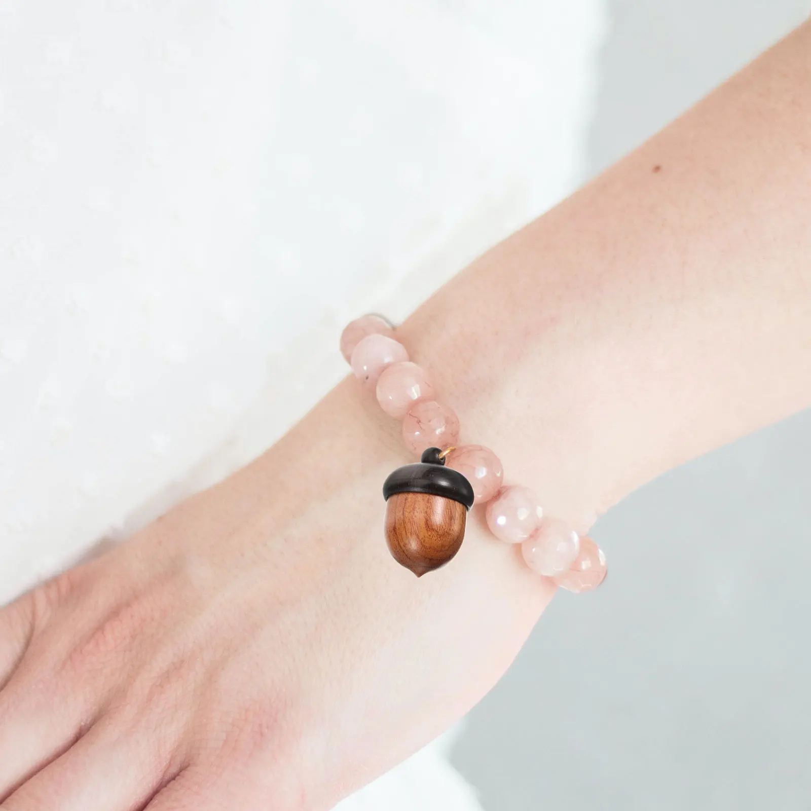 

4pcs Acorn Pendant Charm Diy Jewelry Making Craft Decorative Acorns Key Ring Necklace Bracelet Component Earring Charms