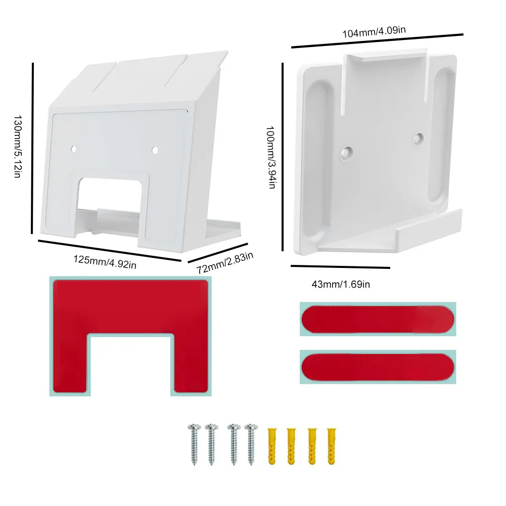Wall Mounting Bracket Wall&Roof Installation Metal Kit Wall Mount Shelf Holder for StarLink Gen3 V3 Router Power