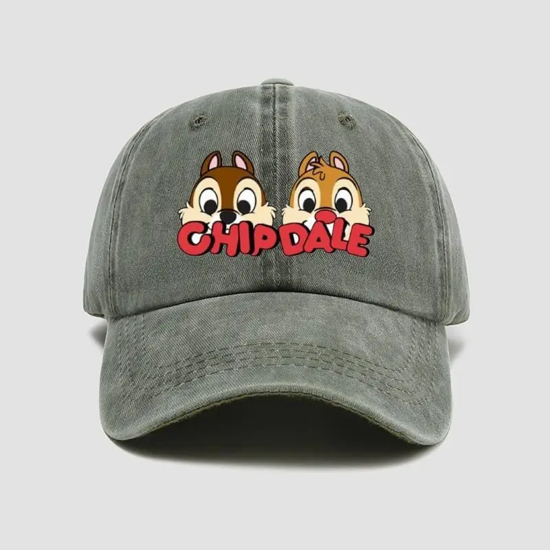 Miniso Disney cartoon chipmunk Chichtiti hat baseball cap men and women baseball cap sun hat outdoor sun protection leisure