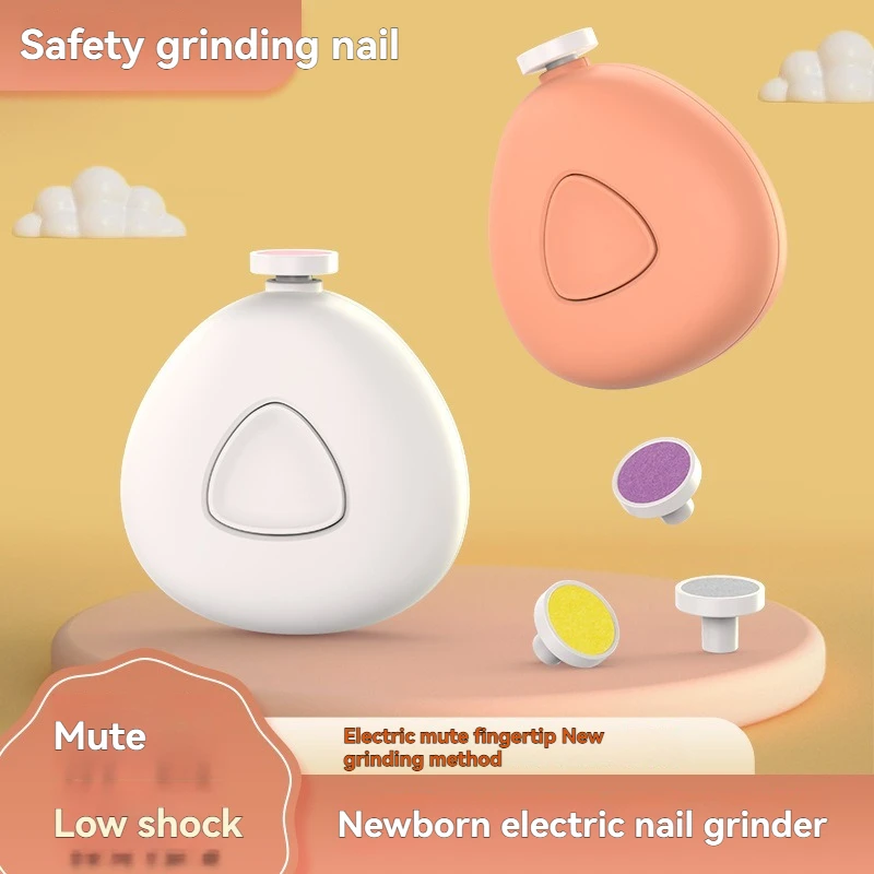 1pc Baby Electric Nail Grinder Automatic Safe Skin-friendly Nail Care