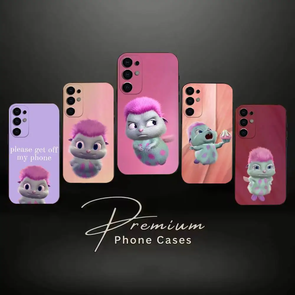 cute B-Bibble Meme  Phone Case Black Soft Case For Samsung S24,S23,S21,S22,S24,S30,S20Ultra Plus