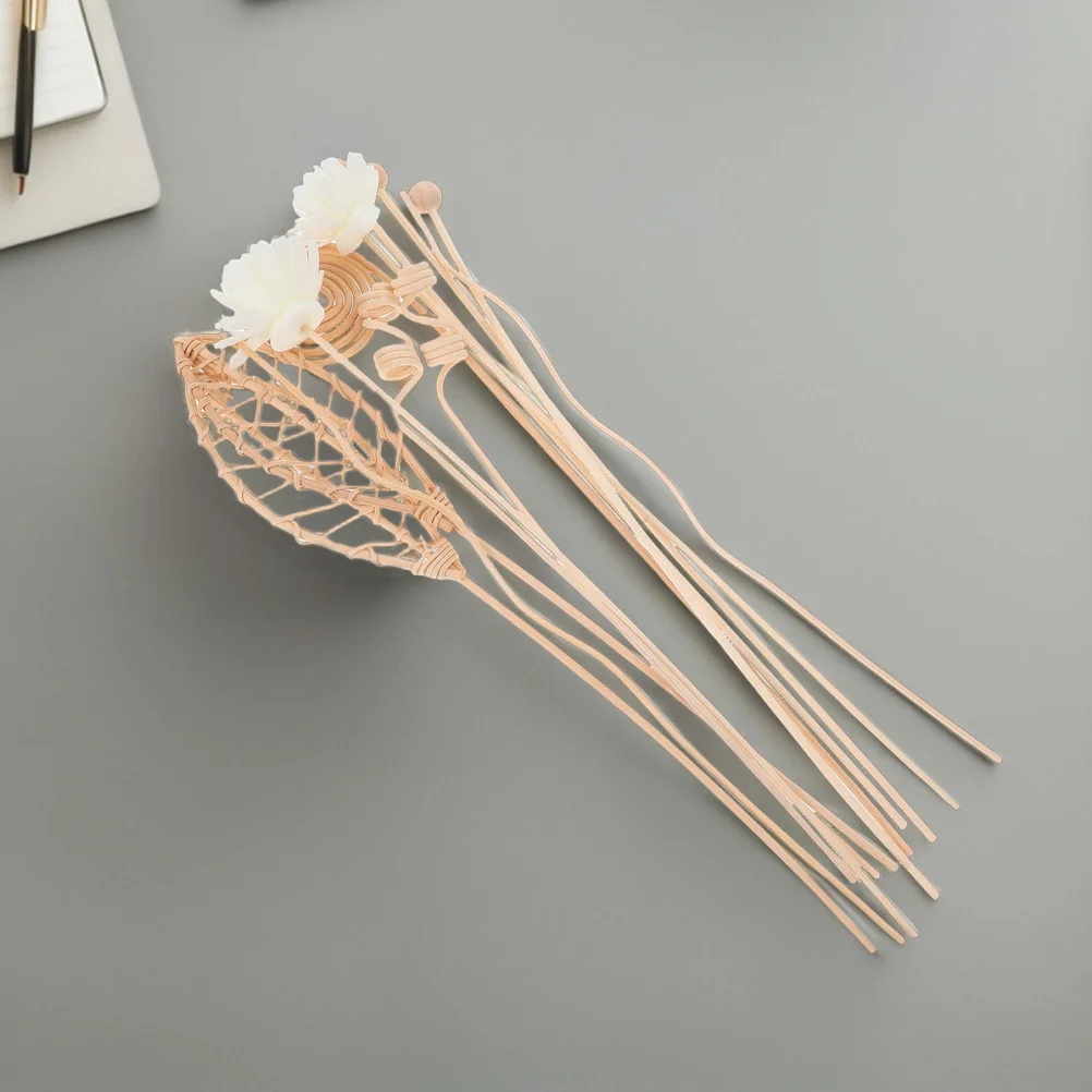 

24pcs Diffuser Rattan Reed Diffuser Sticks No Flame Scent Diffusion For Home Office Living Room Bedroom Decor Refill