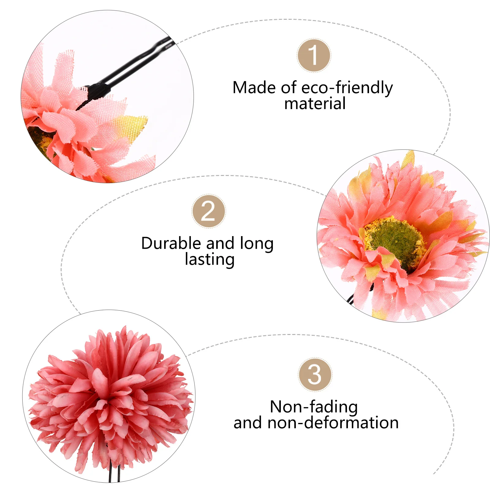 

Japanese Style Headdress Set Kimono Flower Hair Ornament For Durable Party Decorative Head Wear Accessory Hair