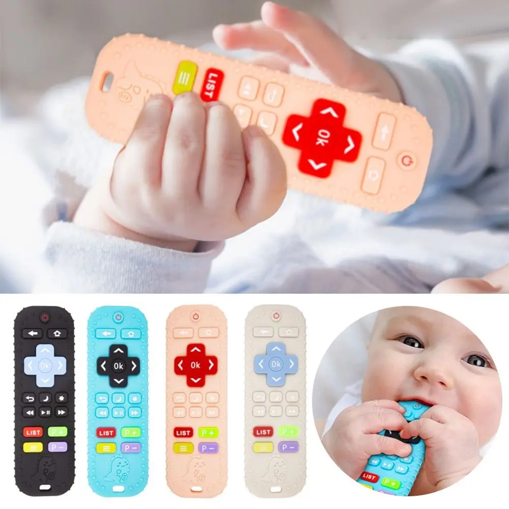 

Safety Toddlers Molar Rod Relief Soothe Toy Remote Control Teether Chew Toy Baby Teething Toy