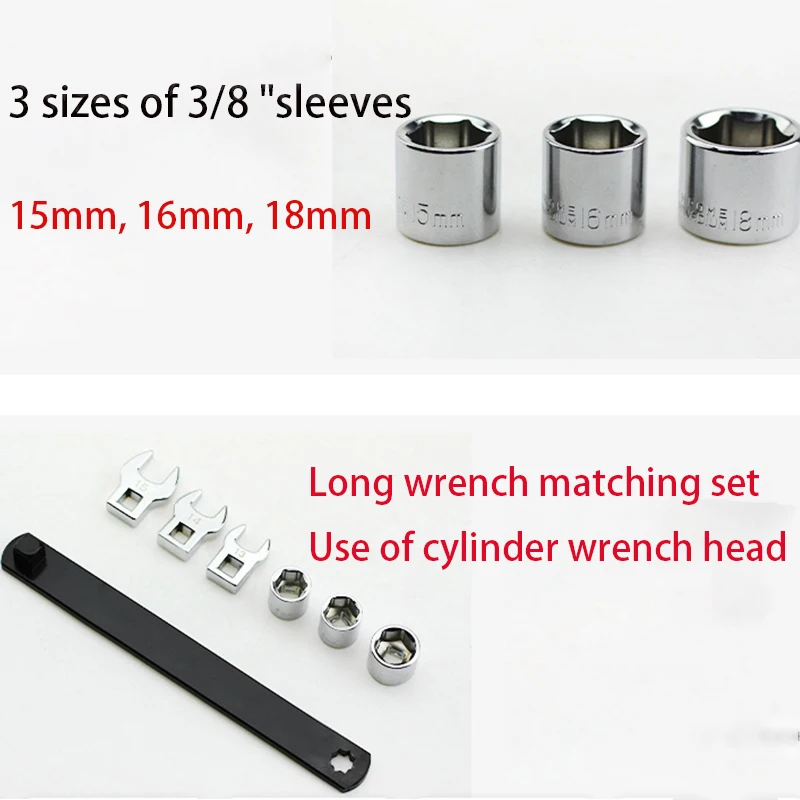 New 8-Piece Set Of Idler Pulley Adjustment Wrench, Belt Tension Adjustment Rod Tool, Extension Wrench, Workshop Tool