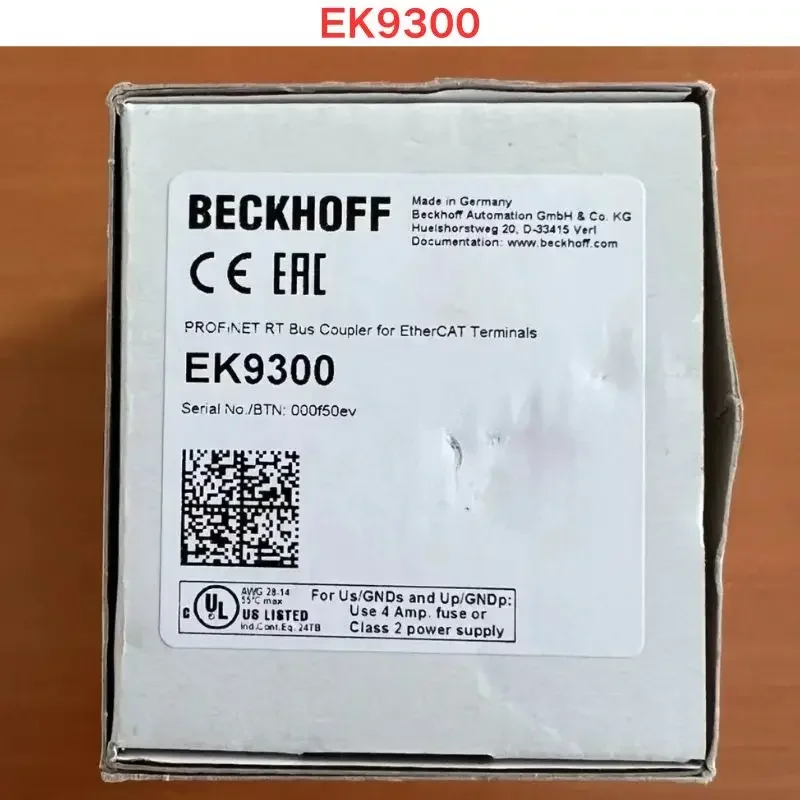 

Новый модуль Beckhoff EK9300