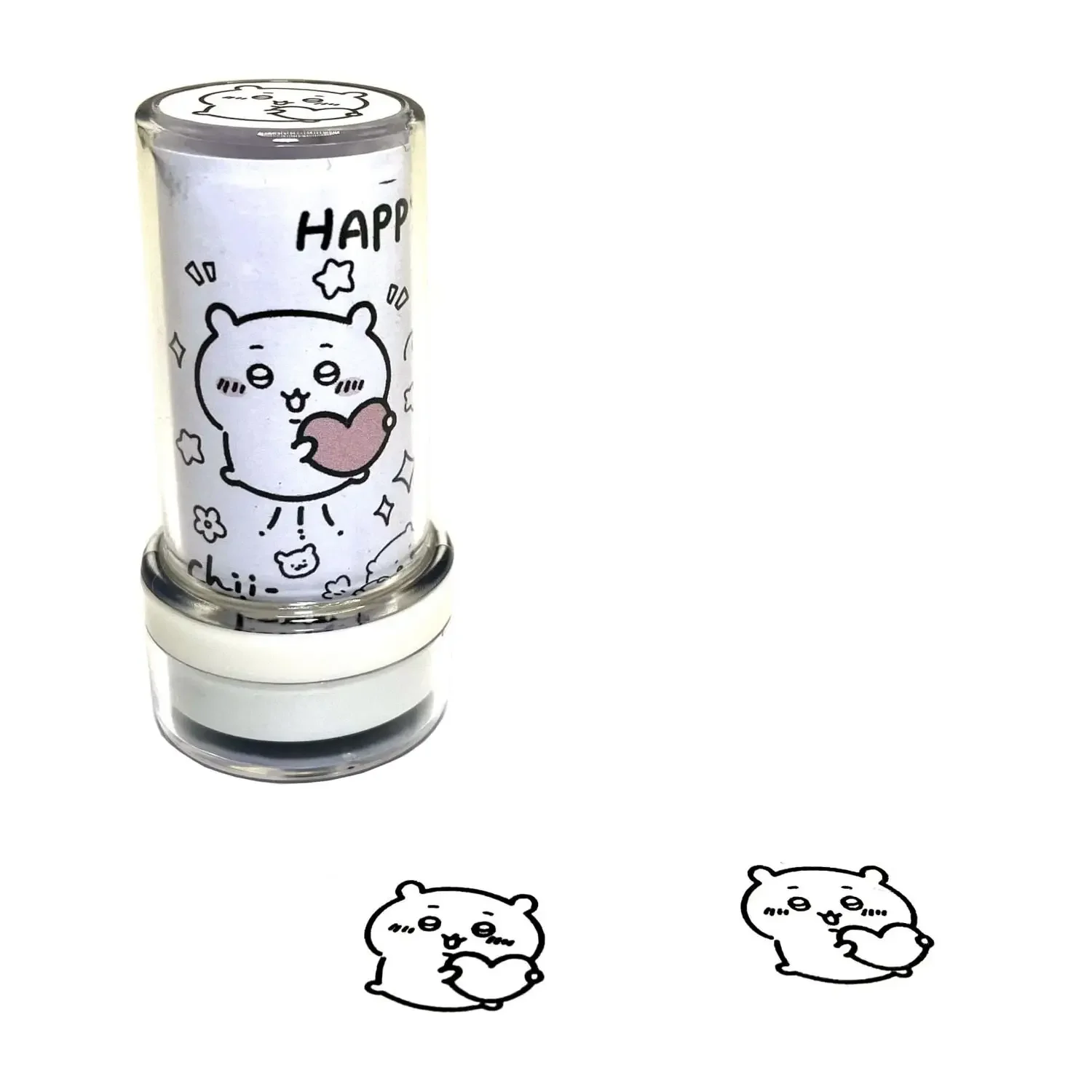Kawaii Chiikawa Usagi Hachiware Cartoon Stamp Funny Hand Gesture Expression Self Inking School Office Supply Gift Kids - view 5