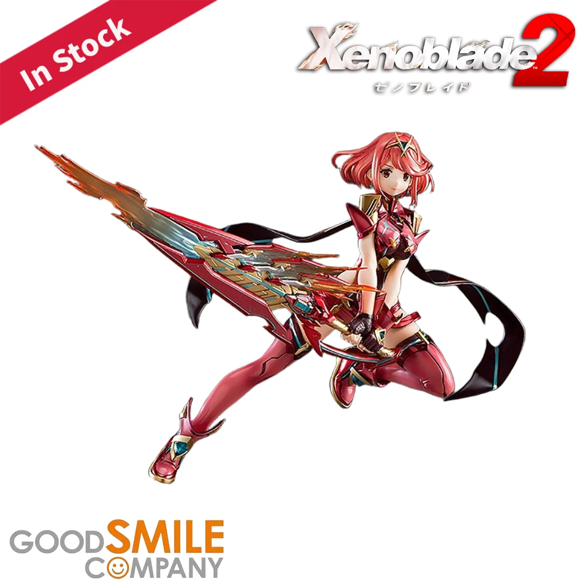 

Оригинальная оригинальная Good Smile Company, предварительно окрашенная Xenoblade 2 Homura 1/7 H = 210 мм, модель игрового персонажа, коллекция украшений для фигурок