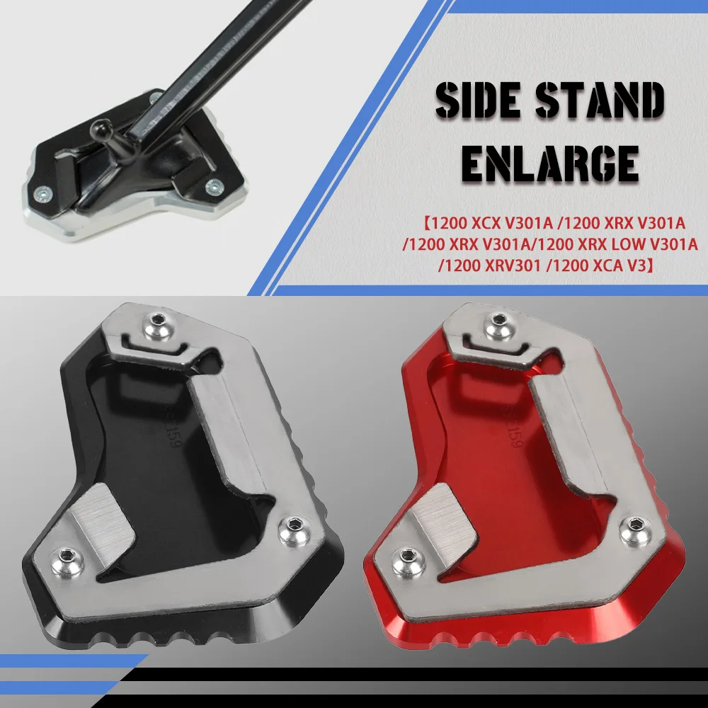 

FOR Tiger 1200 XCX XRX Low XR XCA 2017-2021 Side Stand Enlarge Plate Kickstand Extension Explorer XR XCx XCa XRt XRx 2015 - 2017