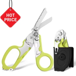 Multifunction Scissors Raptors First Aid Expert Tactical Folding Scissors Outdoor Survival Tool Combination Tools