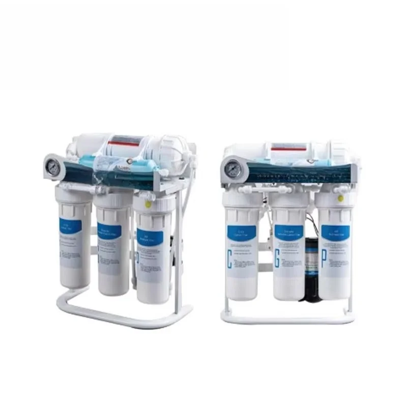 PLC control BW75GPD 500L sink reverse osmosis water purifier energy-saving 1812RO system core filter element