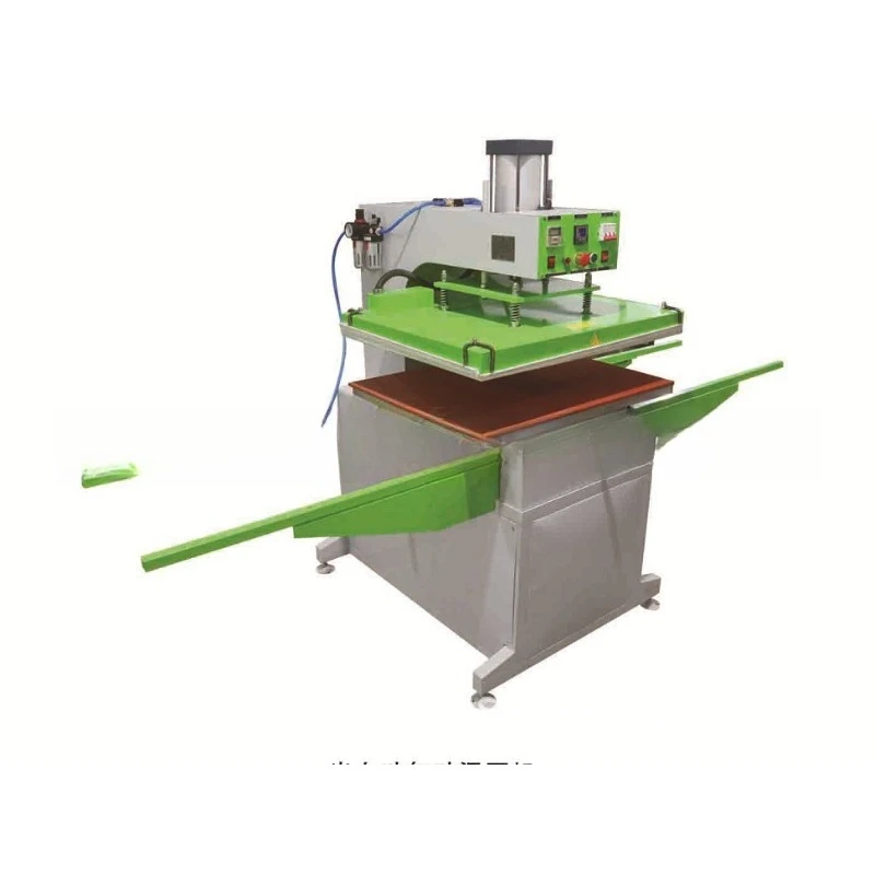 Heat transfer machine Double station semi-automatic hot stamping machine Upper slide pneumatic ironing machine