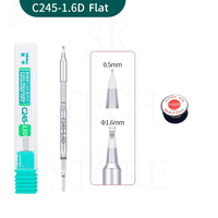 Yihua Soldering Iron Tip C245 D Series Soldering Iron Tips 1.6D 1.8D 2.4D 3.2D 4.8D 6.6D Universal For YIHUA T245 Solder Station