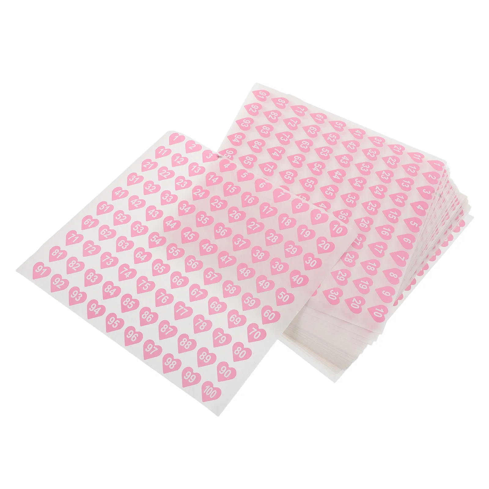 50Pcs Number Stickers Small Self Adhesive Nail Polish Bottles Labels 1x1cm Color Coding Peel Stick for Manicure Tool Sorting