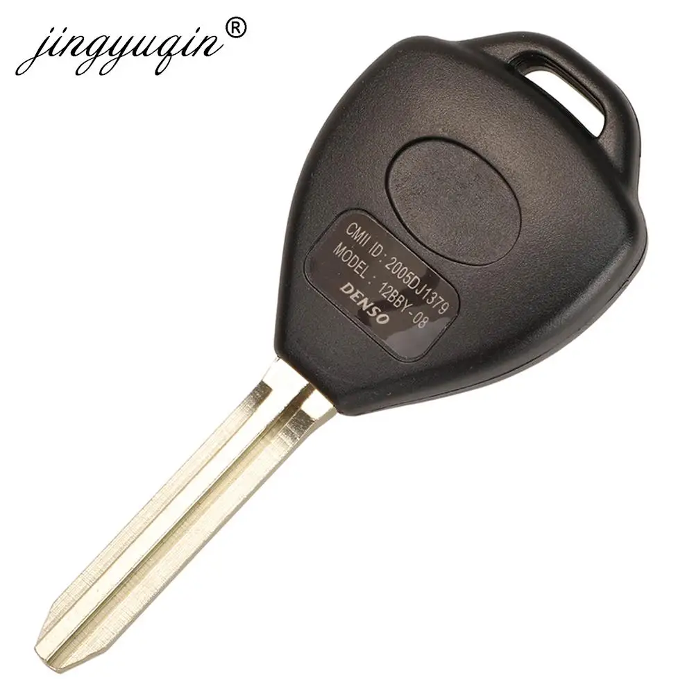 jingyuqin Remote Key 2/3 Buttons 433MHz 4D67 / G Chip for Toyota Corolla Avensis Yaris Verso Auris Fob 26041-11H29 89071-0F060