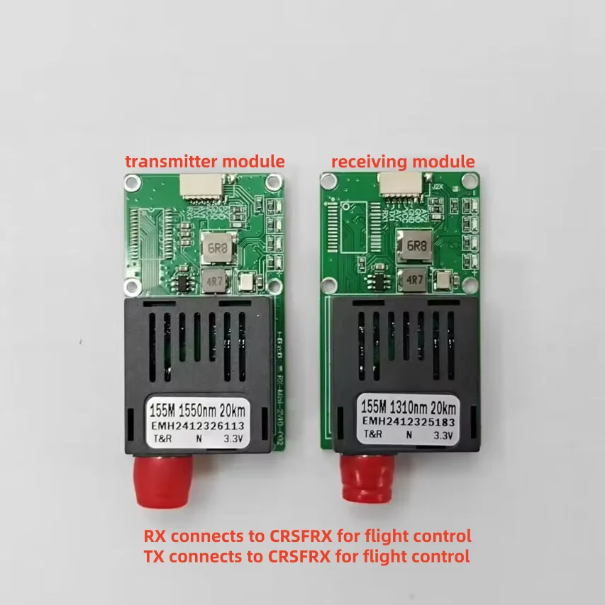 Módulo de fibra óptica de 20 km con 1 canal de video + 1 canal TTL, transceptor óptico TTL, interfaz FC, módulo de transmisión de video