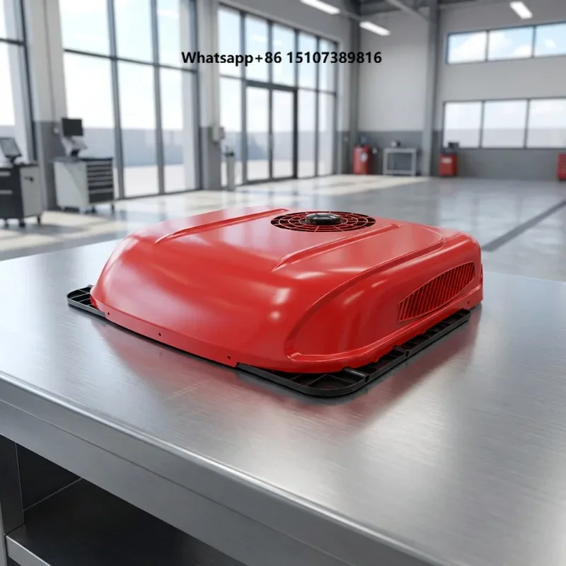 Portable 12/24 Volt Integrated Car Air Conditioner Auto Parking Conditioner for Trucks Vans Roof Trucks Boats Vehicles