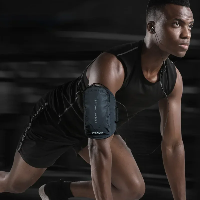 Afbeelding 4: Outdoor Running mobiele telefoon armtas Sport telefoonarmband tas Waterdichte reflecterende jogginghoes Cover houder voor IPhone Samsung
