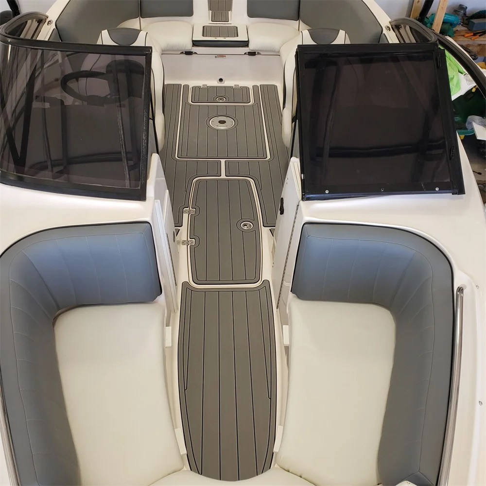 

2005 Sea Ray Sundeck 200, платформа для плавания, поперечная подушка для лука, лодка, пена EVA, пол из тикового дерева hyu46t6sj870