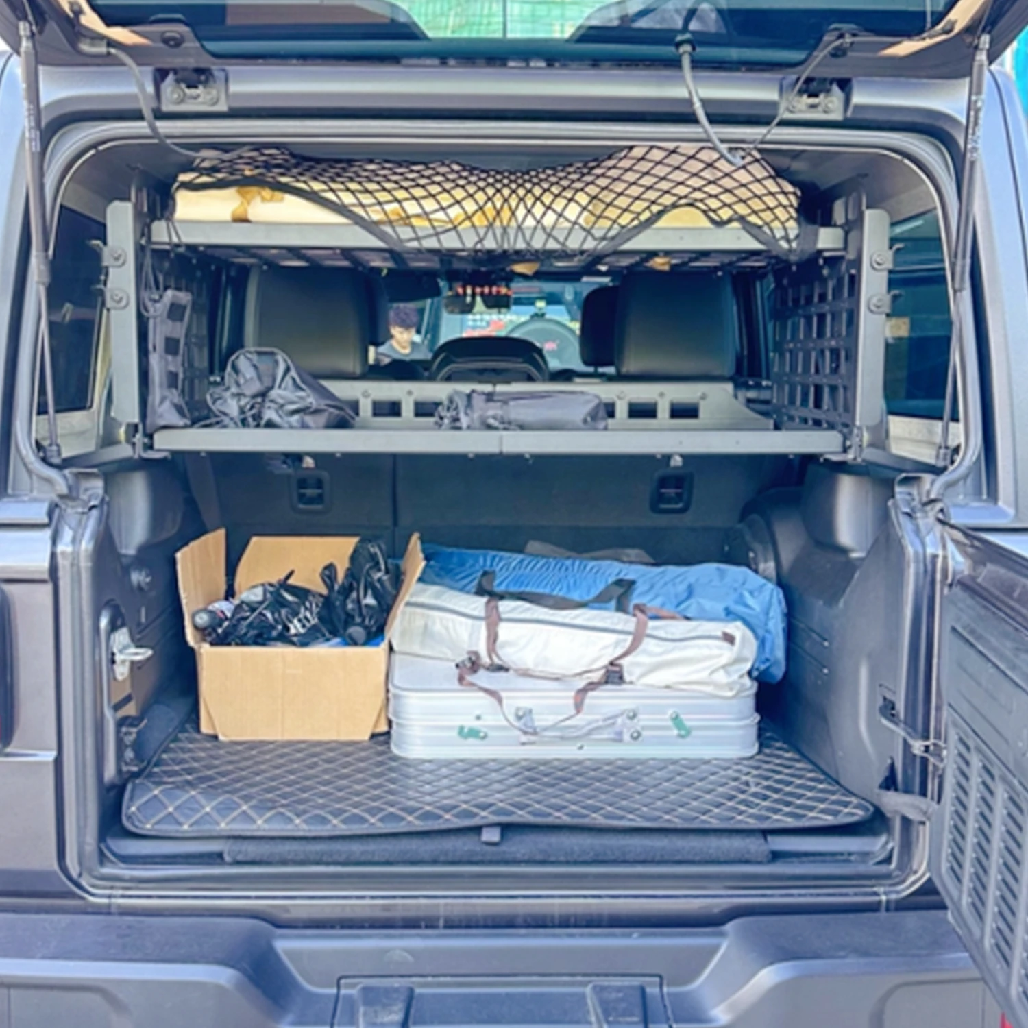 CGZ Camping Table Trunk Luggage Storage Modualr Panel Fit for Jeep Wrangler JL Hardtop 4-door 2018-2023