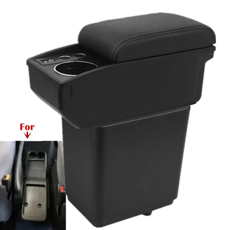 For Citroen Berlingo Armrest Box for Peugeot Partner Tepee Car Armrest Double-Layer Storage Box Interior Retrofit Car Accessory
