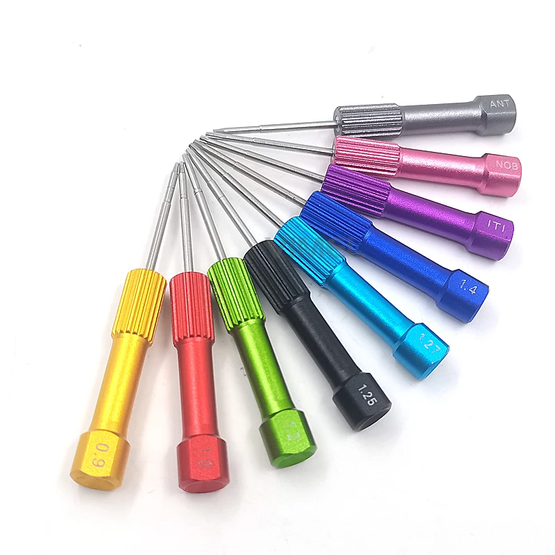 

9pcs/kit Colourful Dental Laboratory Mechanic Screwdriver Abutment Implant Screw Drivers Kit With round bottom