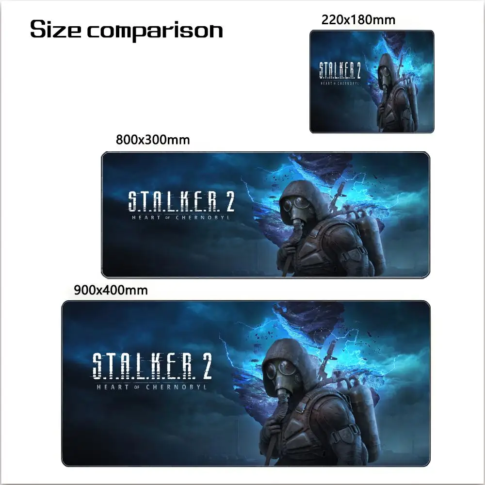 Stalker 2 Large Gaming Mouse Pad 900x400mm Computer Laptop Rupper Keyboard Pad Desk Mat PC Gamer Mouse Mat XXL Office Mouse pad