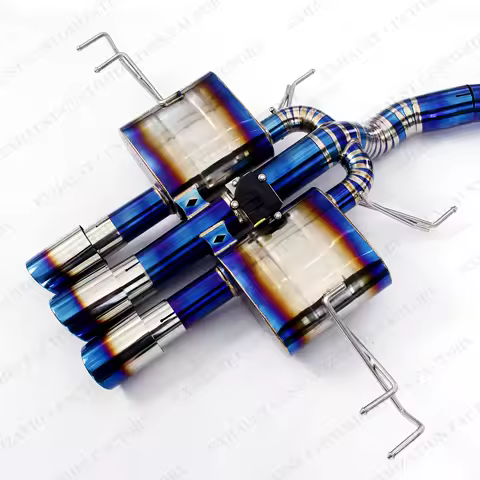 Brushed Exhaust System for Honda Civic Type R FL5 2.0T Performance Muffler Electric Valve Titanium Exhaust Pipe OEM