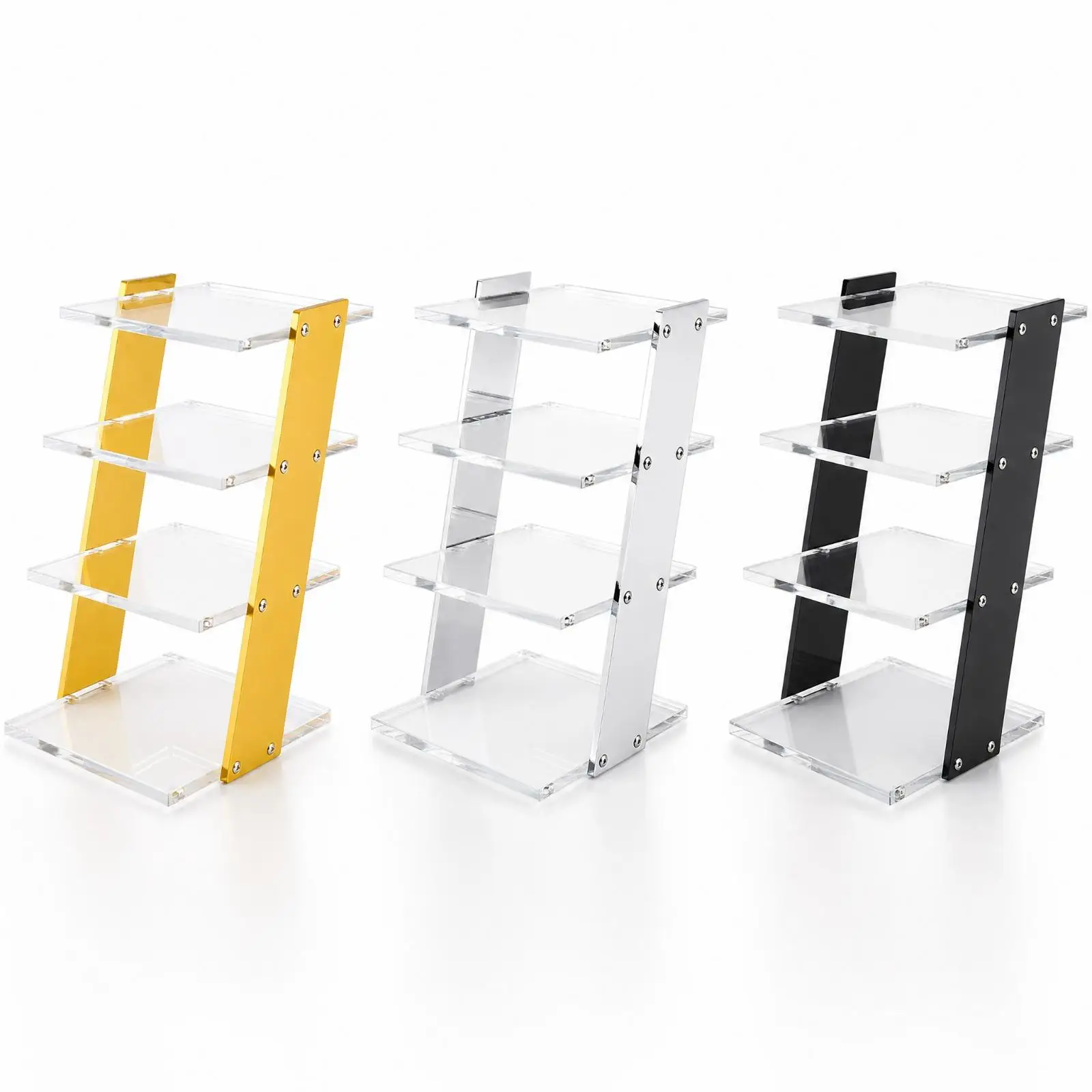 Acrylic Display Stand for Sunglasses and Eyeglasses Four Tier Organizer Rack for Optical Retail Counter Showcase Display