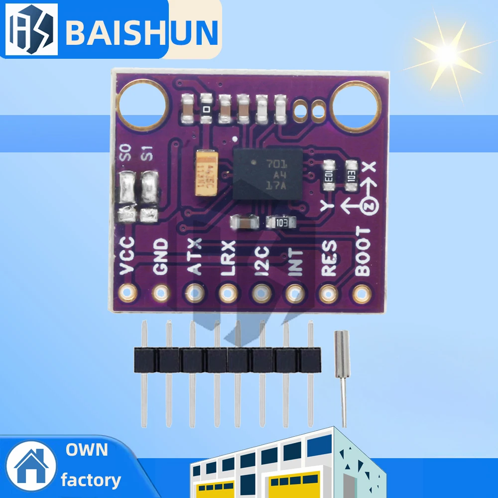 9-Axis Gyro/Accel/M…