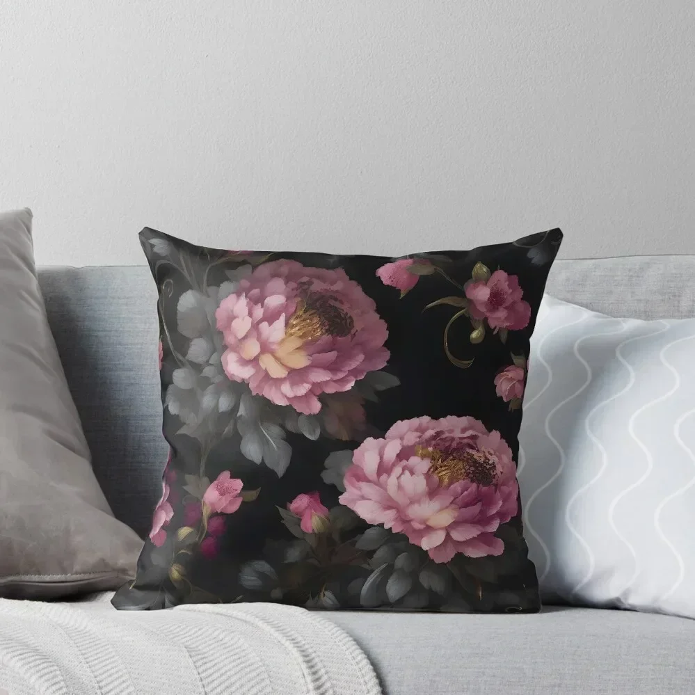

Pink Geranio Throw Pillow Cushions Cover Pillowcase pillow