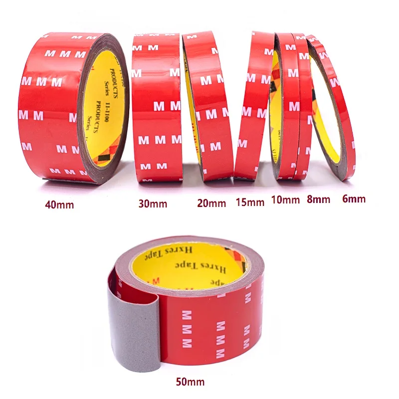 300CM Extra Strong Double Sided Tape Adhesive Car Special Tear Off Without Leaving Traces High Viscosity Mounting Fixing Sticky