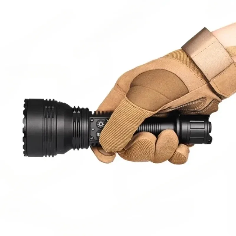 W35 LEP Electronic Lens Zoom 2600 Meters Ultra Long Long Distance Shooting 21700 Battery Flashlight