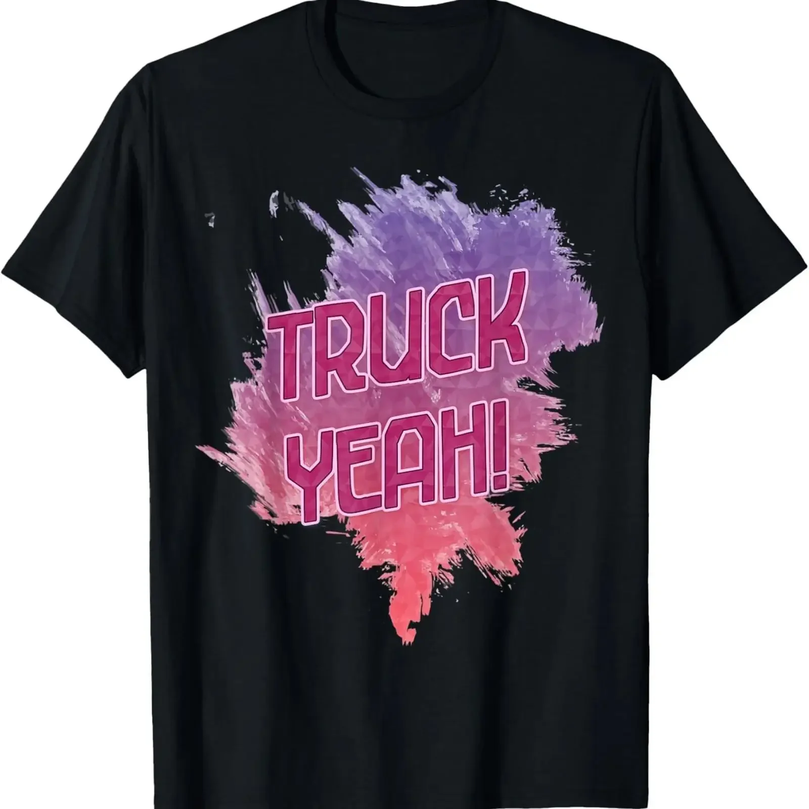 Truck Yeah Lover Funny Sarcastic T Shirt vintage Washed Top For Everyday Wear Slightly Comfortable graphic Casual Unisex