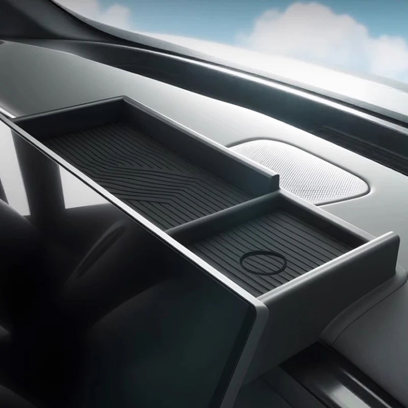 

For XPeng G7 2025 Rear Screen Storage Box Plastics Material Car Interior Modified Accessories