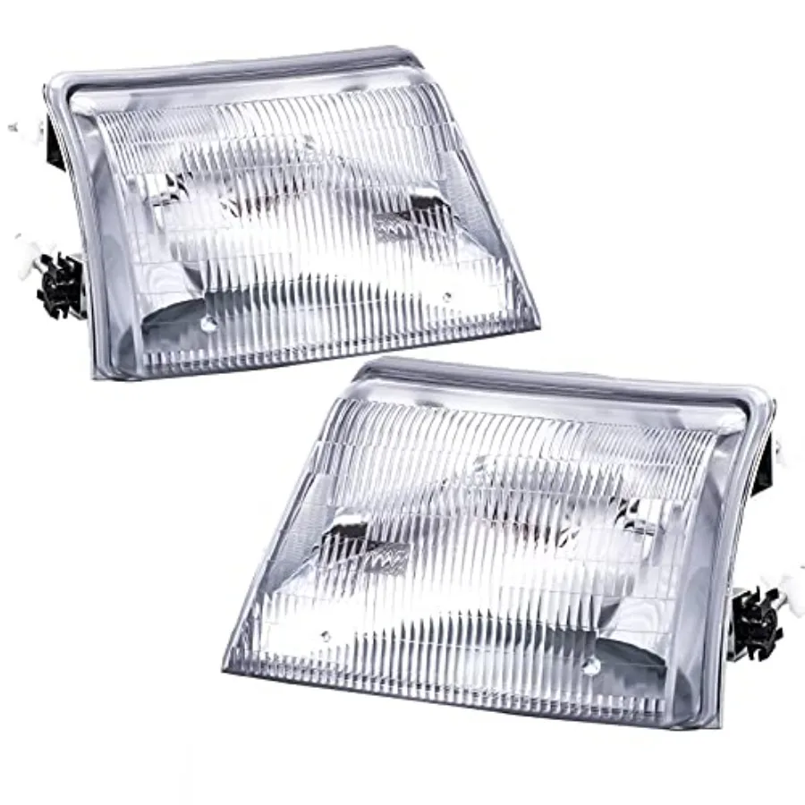 

Headlights Assembly Replacement for 1998 1999 2000 Ranger Pickup Truck Headlamp Assembly Driver and Right Passenger Side Facto