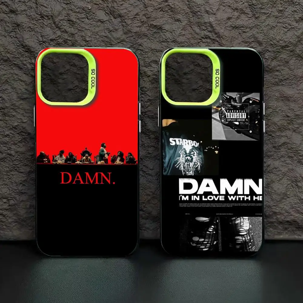 Damn Kendrick Lamar Phone Case green IMD Colorful Phone CaseSilver Suitable for iPhone 16 15 14 13 12 11 XS Pro Max