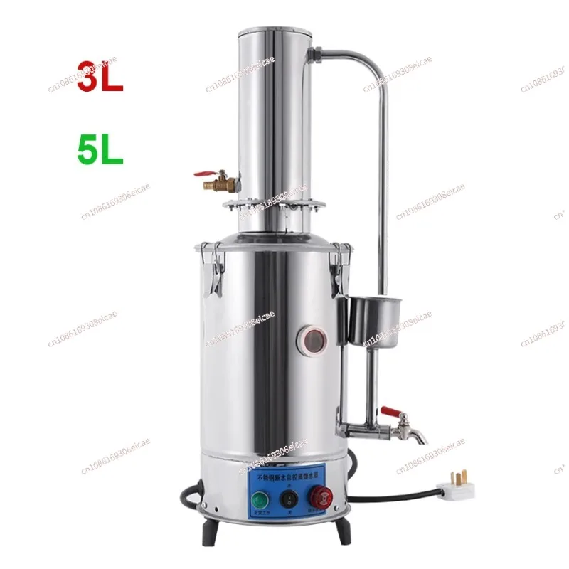 

3L/5L Lab Pure Water Distiller Electric Stainless Moonshine Small Distiller Laboratory Chemistry Distilled Water Machine 220V